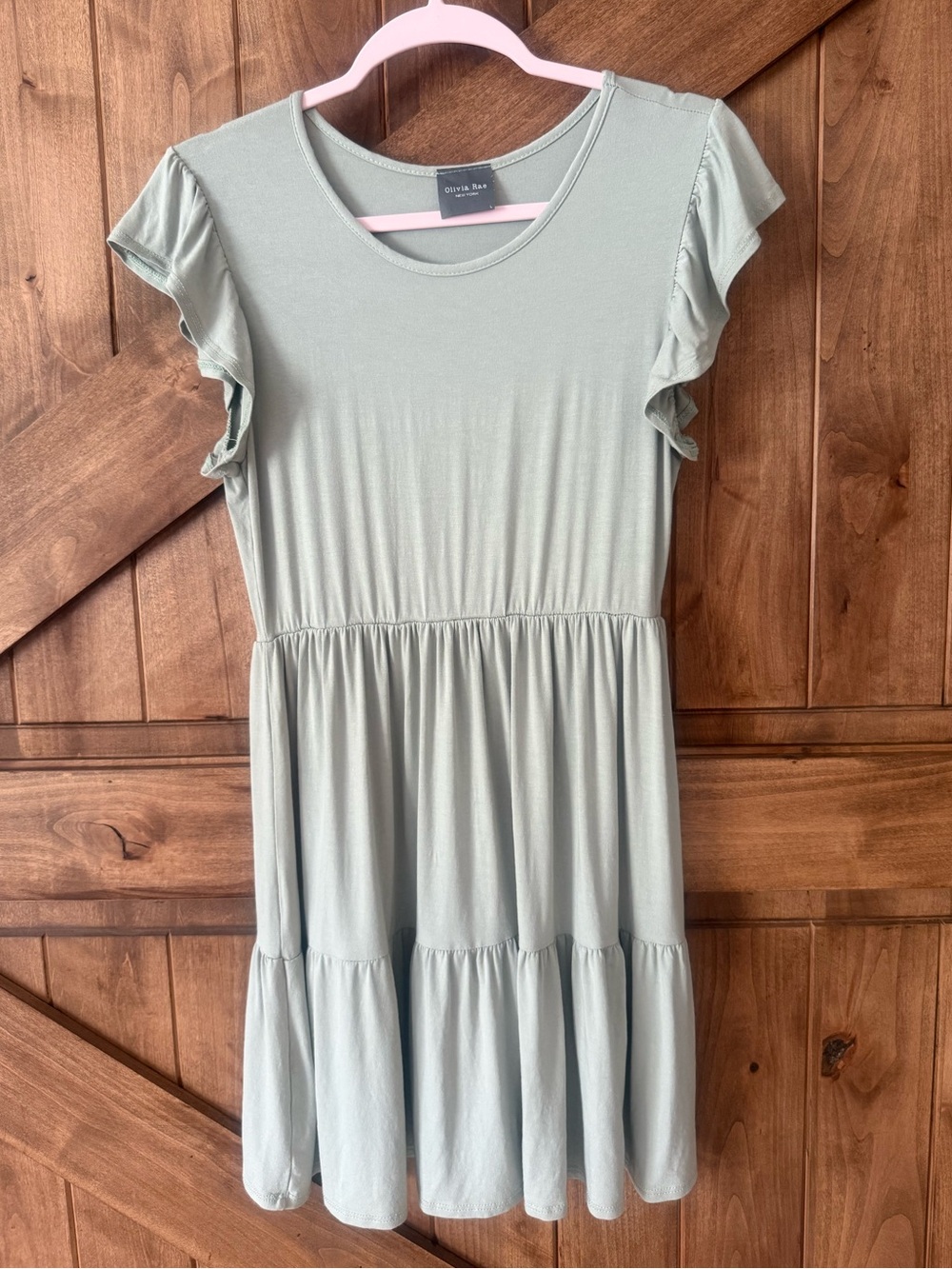 Olivia Rae Sleeveless Dress Women’s L Green